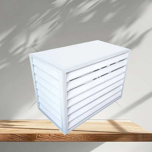 GENERIC Housse En Aluminium Pour Climatiseur – Protection Pour Unité Extérieure Résistante Aux Intempéries – Matériau Extérieur Idéal Pour Une Utilisation En Intérieur/extérieur