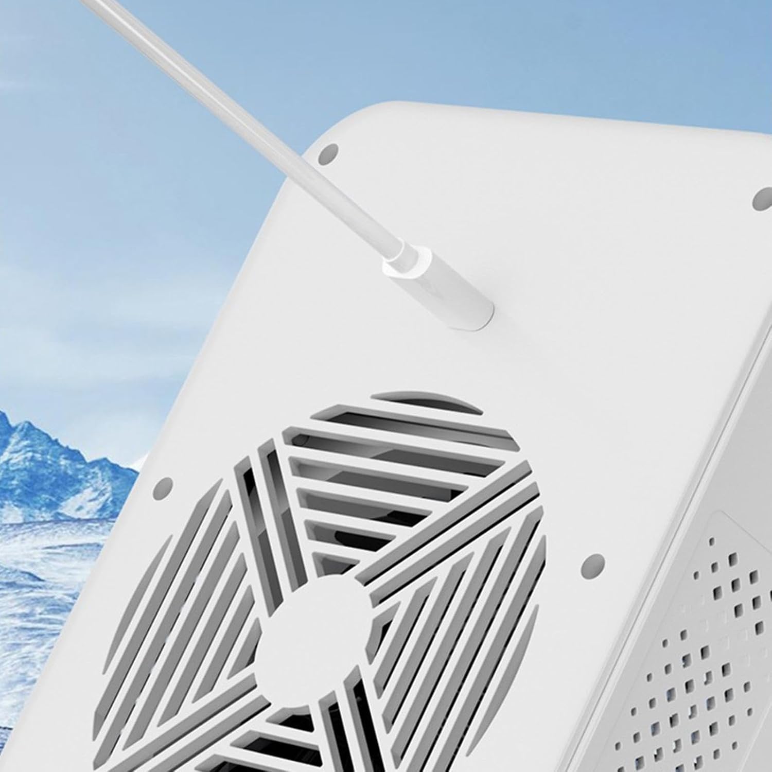  Climatiseurs Portables Pour Pièces, Ventilateurs Silencieux Rafraîchissants, Ventilateur Climatiseur Portable 2 Vitesses, Maison, Chambre, Bureau, Garage, Bureau, Cuisine, Dortoir