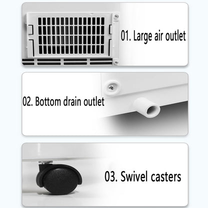  Climatiseur Portable, Unité Intelligente AC Silencieuse Avec Le Mode De Sommeil Cool Dehumidify, Télécommande, Minuterie 24H, Oscillant 120 °, Ventilateur De Refroidissement Pour Chambre à Coucher