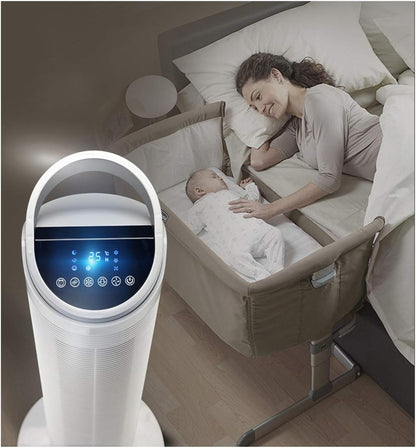  Ventilateurs Colonne Air Climatiseur Refroidisseur Portable 3 En 1 Réglable Mobile Silencieux Air Purifiant Pour Maison Bureau Camping (Remote Control)