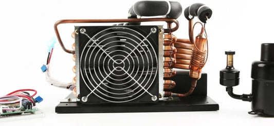  Climatiseur CC Refroidisseur Compact à Serpentin En Cuivre, 24 V CC, Capacité De Refroidissement De 130 W, Réfrigérant R134A, Portable