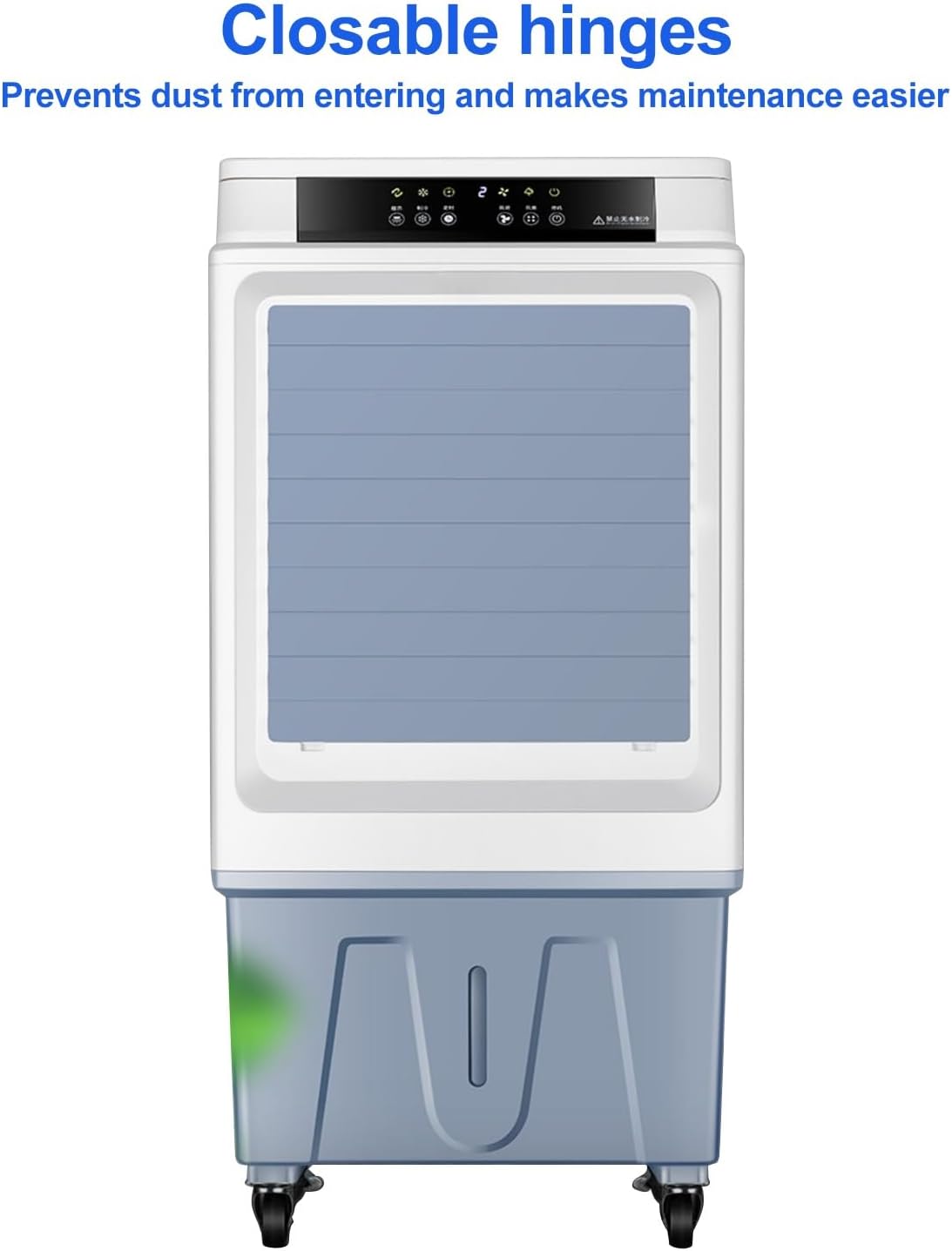  Climatiseur Portable à évaporation, Ventilateur à 3 Vitesses Avec Télécommande, Appareil De Refroidissement Oscillant à 120 Degrés Pour La Maison Et Le Bureau.