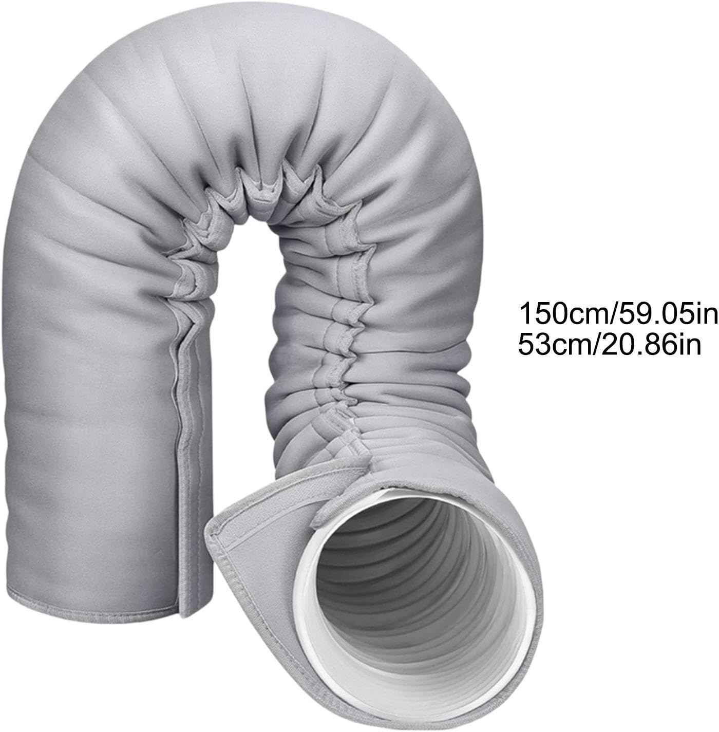  Housse Pour Tuyau De Climatiseur Portable,3 Sangles Réglables | Gaine Isolante Tuyau Mobile- Installation Simple Et Rapide,Compatible Avec Les D'évacuation D'un Diamètre De 5 Et 5,9 Pouces