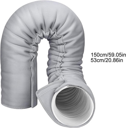  Housse Pour Tuyau De Climatiseur Portable,3 Sangles Réglables | Gaine Isolante Tuyau Mobile- Installation Simple Et Rapide,Compatible Avec Les D'évacuation D'un Diamètre De 5 Et 5,9 Pouces