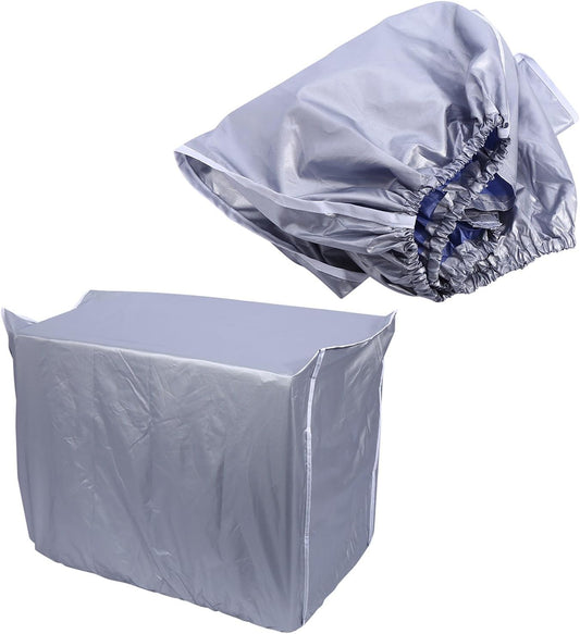  Housse Climatiseur Exterieur Couvercle Anti-poussière Pour Climatiseur Extérieure Extérieur Housse Climatisation Imperméable Couverture Extérieure De Climatiseur Pratique Pour