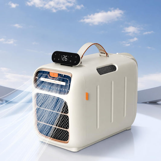  Climatiseur De Voyage Portable, 4800 BTU,Refroidissement Rapide,Climatiseur D'extérieur écoénergétique Pour Tente Et Camping-Car, Et Caravanes,Climatisation Mobile 420 W Basse Consommation
