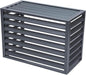 GENERIC Housse De Protection Extérieure En Aluminium Pour Climatiseur - Gris - Design à Persiennes - Convient Aux Unités De 2 à 3 Tonnes - Dimensions (L X L X H) : 110 X 60 X 80 Cm - Protection Contre Les