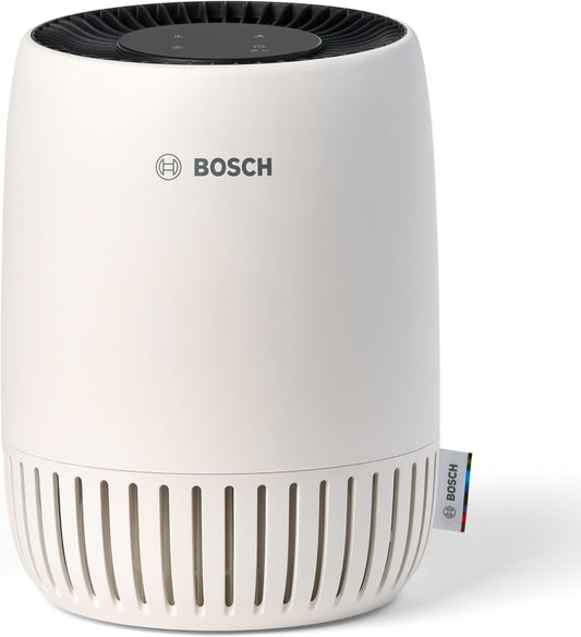  Bosch Air 500 Purificateur D'air - Élimine Les Polluants, Avec Un Filtre à Air Et Un Mode Sommeil (< 25 DB(A)) - Pour Jusqu'à 23 M² - Avec Port De Charge USB-C - CADR : 100 M³/h