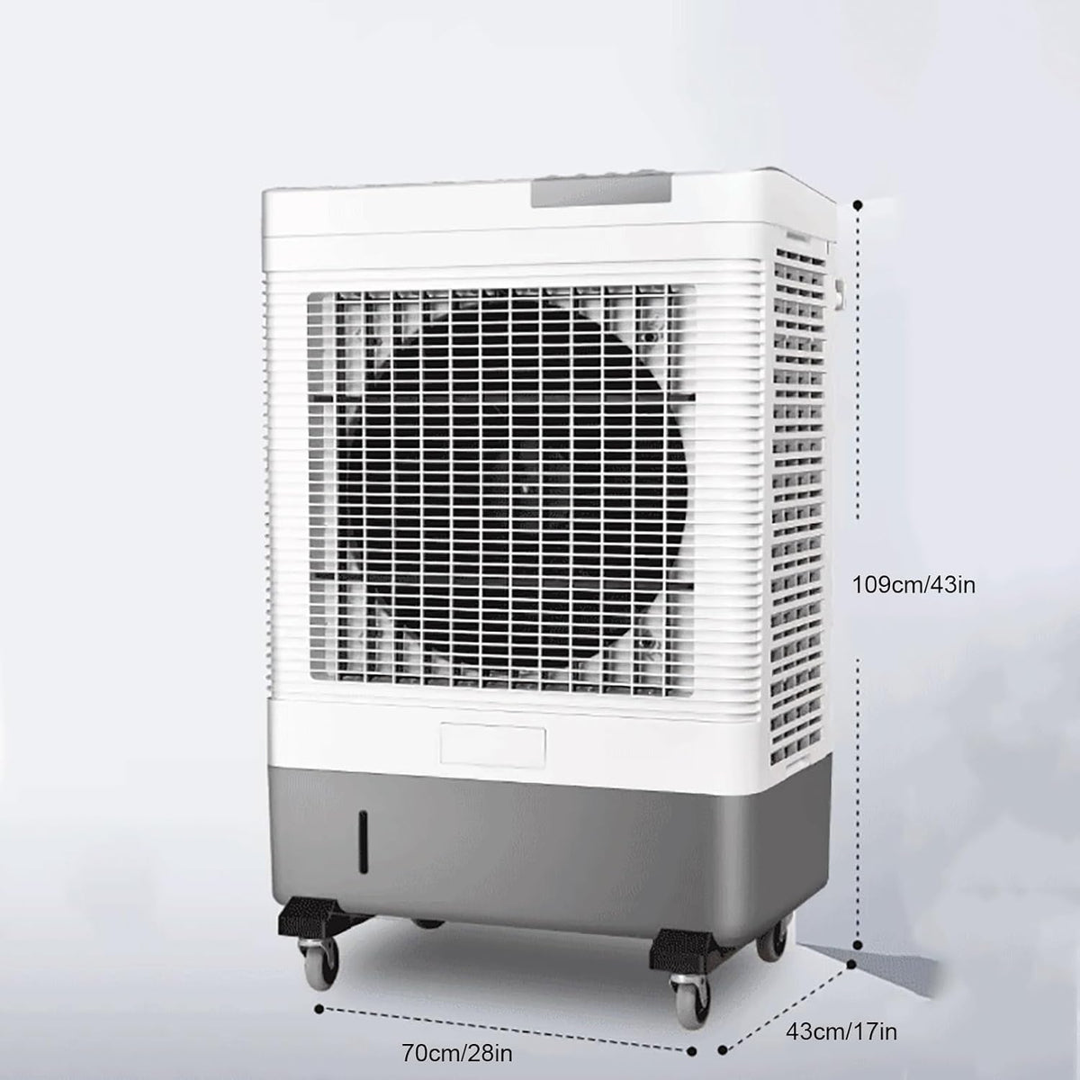  Climatiseur Mobile Avec Reservoir, Rafraichisseur D'air à 3 Vitesses Et Réservoir D'eau Extra-Large, Climatiseurs Portables Pour Bureau