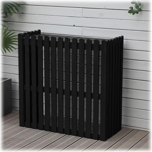 GENERIC Housse Résistante Aux Intempéries Pour Climatiseur – Étagère De Rangement Décorative En Bois Massif Pour Unités Extérieures, Protection De L'unité De Condensation, Disponible En 9 Couleurs – Et Design