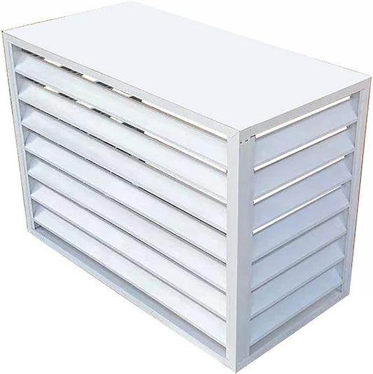 GENERIC Housse De Protection En Aluminium Pour Climatiseur, Climatiseur, Pompe à Chaleur, Unité Extérieure, Poubelle De Jardin, Protection Renforcée Contre Les Intempéries