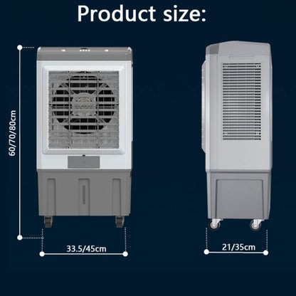 GENERIC Climatiseur Portable Avec Oscillation à 120°, Minuterie De 12 Heures, Arrêt Automatique Intelligent, Grand Réservoir D'eau, Pas Besoin De Tuyau Pour La Maison, Le Bureau, Le Camping