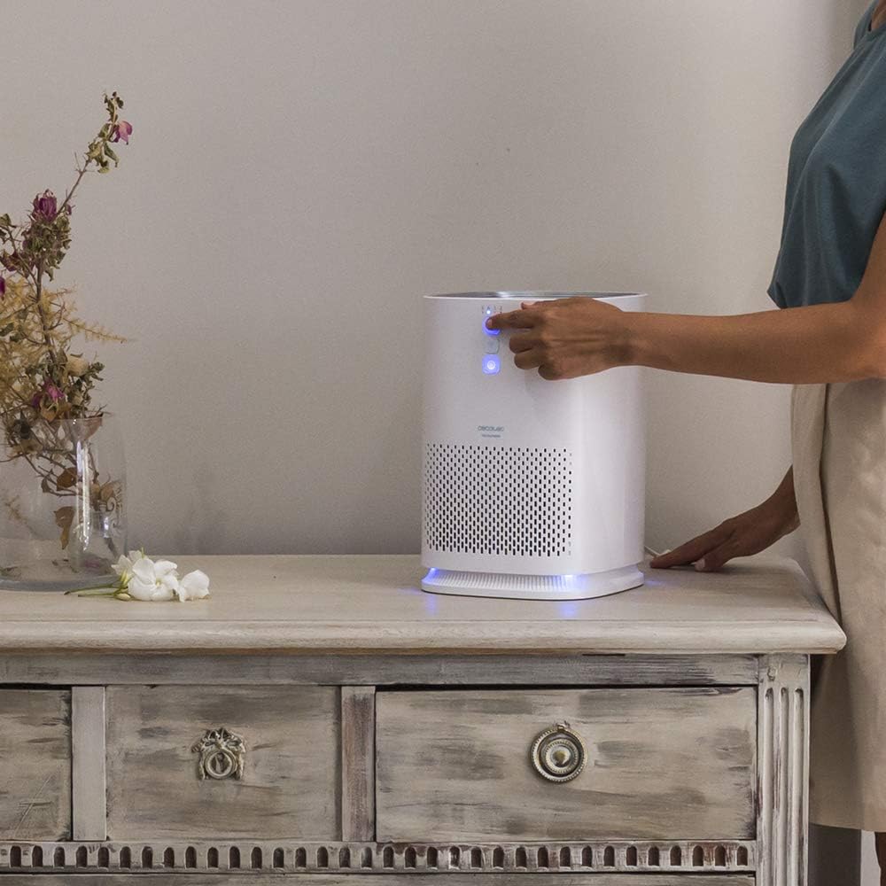  Cecotec Purificateur D'air TotalPure Connected 7500 Connected Purificateur D’air Avec 600 CADR, 200 M3 De Surface Couverte, écran LED Et Contrôle Via Wi-Fi. (1500 Connected)