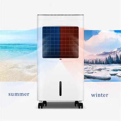 GENERIC Refroidisseur D'évaporation Portable Avec Télécommande - Unité De Refroidissement Et De Chauffage Mobile Efficace Pour L'intérieur Et L'extérieur