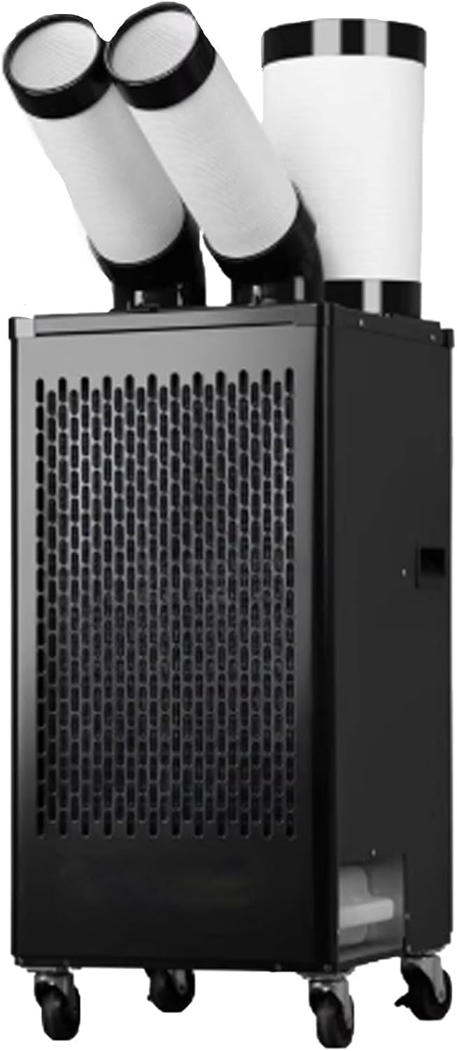 GENERIC Rafraîchisseur D'air Par Évaporation À Usage Commercial 220 V Climatiseur Mobile 5 L/7 L/13 L Grand Réservoir D'eau Conduit D'air Orientable Et Extensible(43 * 49.3 * 94.4cm)