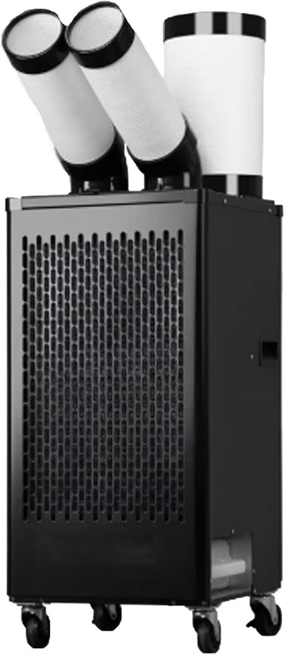 GENERIC Rafraîchisseur D'air Par Évaporation À Usage Commercial 220 V Climatiseur Mobile 5 L/7 L/13 L Grand Réservoir D'eau Conduit D'air Orientable Et Extensible(43 * 49.3 * 94.4cm)