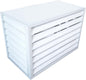 GENERIC Housse En Aluminium Pour Climatiseurs Mini Unités Séparées, Résistante Aux Intempéries Et Au Vol, Protection Extérieure Durable Pour Pompes à Chaleur Et Unités De Climatisation, Bouclier En Aluminium