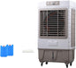  Refroidisseur D'air 6 000 M³/H, Climatiseur Mobile, Clim Portative, Réservoir D'eau De 50 L, 3 Vitesses, 2 Blocs Réfrigérants, Oscillation à 90° Pour Terrasse, Jardin, Commercial, 101cm