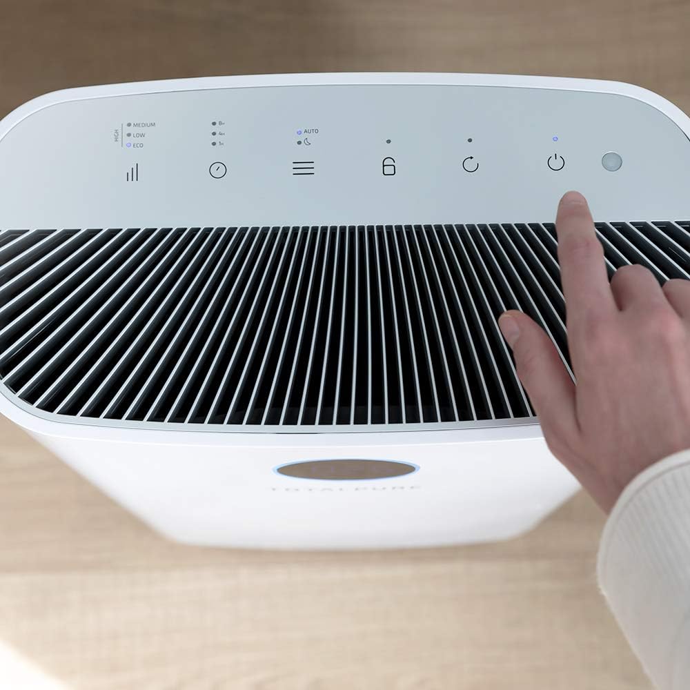  Cecotec Purificateur D'air TotalPure Connected 7500 Connected Purificateur D’air Avec 600 CADR, 200 M3 De Surface Couverte, écran LED Et Contrôle Via Wi-Fi. (2500 Connected)
