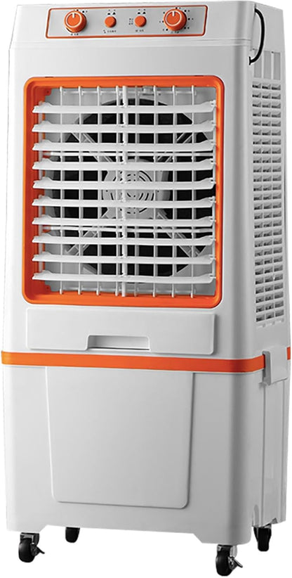GENERIC 3 En 1 Refroidisseur D'évaporation, Climatiseur Portable De Marais De 40L Avec Ventilateur à 3 Vitesses, Oscillation à 120 °, Contrôle De Bouton Pour Les Grandes Pièces, Usine, Utilisation En Plein Ai