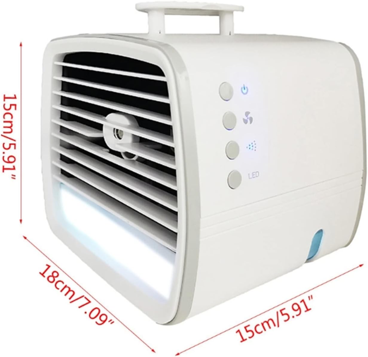  DieffematicKTY Climatiseur Mobile Air Conditioning Portable Air Conditioning Fan Mini Air Cooler