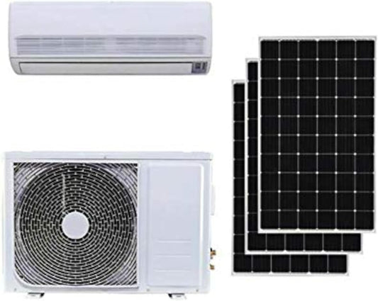 GENERIC JNTECH 24000BTU Solar ACDC Inverter Ductless Mini Split Air Conditioner & Heater
