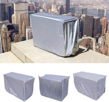  Housse De Climatiseur Protection Extérieure Anti Poussière Anti Neige Imperméable Résistant Au Soleil (80 * 28 * 54cm)