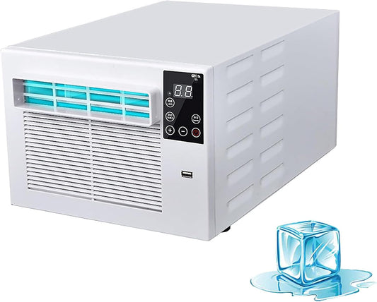 GENERIC Climatiseur Portable – Unité Mini Climatiseur 3-en-1 à Refroidissement Rapide Avec Ventilateur Et Déshumidificateur, Climatiseur Compact Sans Installation Pour Chambre, Cuisine, Bureau à Domicile