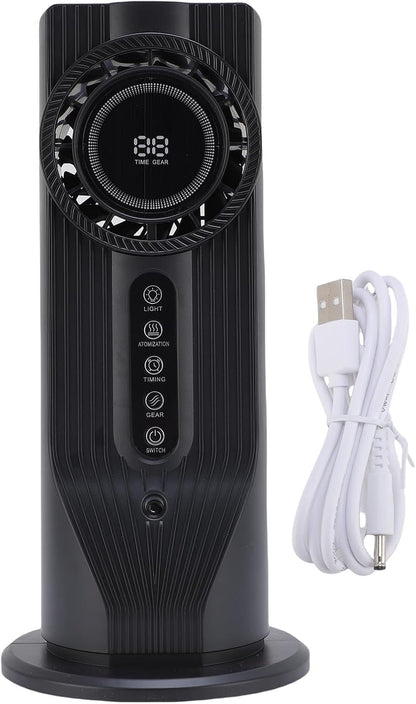  Refroidisseur D'air Portable, Appareil 3 En 1 Avec 6 Vitesses De Vent Et Minuterie 6H, Alimenté Par USB Pour Chambre à Coucher, Bureau, Dortoir, Salon