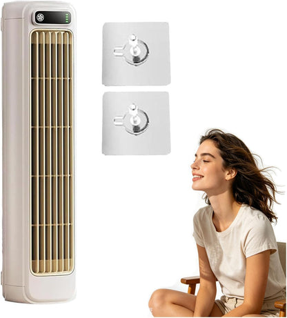 GENERIC Ventilateur Portable, Réglable à 3 Vitesses, Rechargeable, Design Mural, Idéal Pour Les Chambres Et Les Bureaux