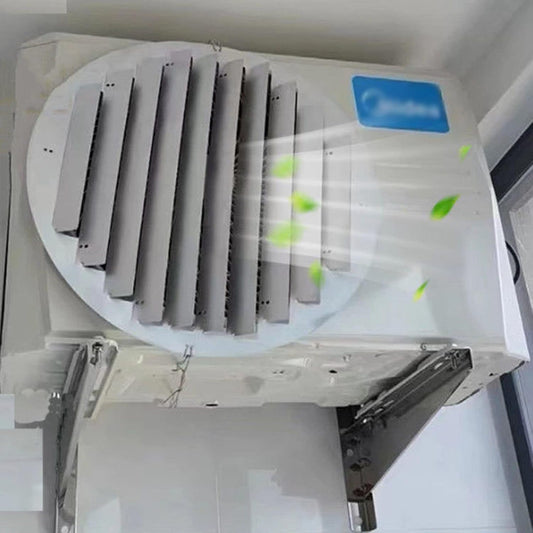  Déflecteur De Climatiseur En Acier Inoxydable Pour Unités Extérieures, écran De Clôture De Protection De Climatiseur Moderne, Couvercle De Guide D'air