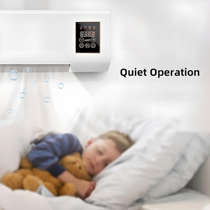  Ventilateur De Climatiseur Portable Mural Avec Télécommande - Unité à Fente Ultra-puissante, Mini Système De Refroidissement Mobile Pour La Maison Et Le Bureau