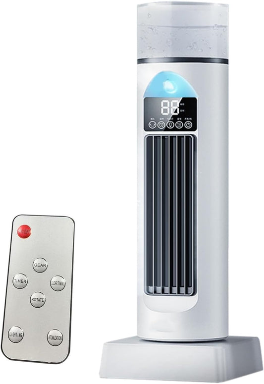  Climatiseurs Mobiles, Ventilateur Tour 3 En 1 – Humidificateur – Refroidisseurs Par évaporation, Refroidisseur D'air Par évaporation De 230 Ml Pour Chambre à Coucher Avec Vitesses Réglables