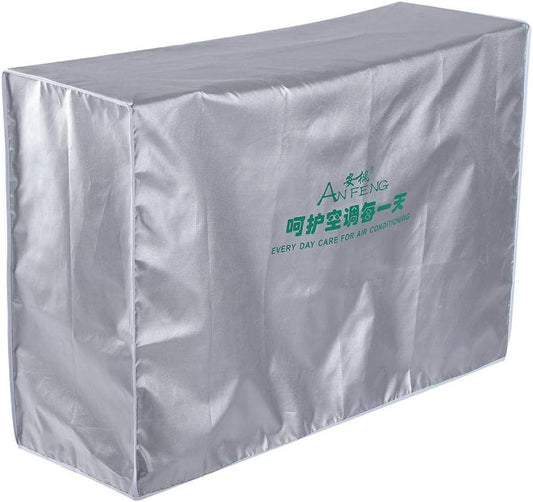  Housse Climatiseur Exterieur Plus épaisse Couverture Imperméable De Climatiseur De Couverture En Polyester Pour Unités Extérieures(3p (92 * 35 * 69))
