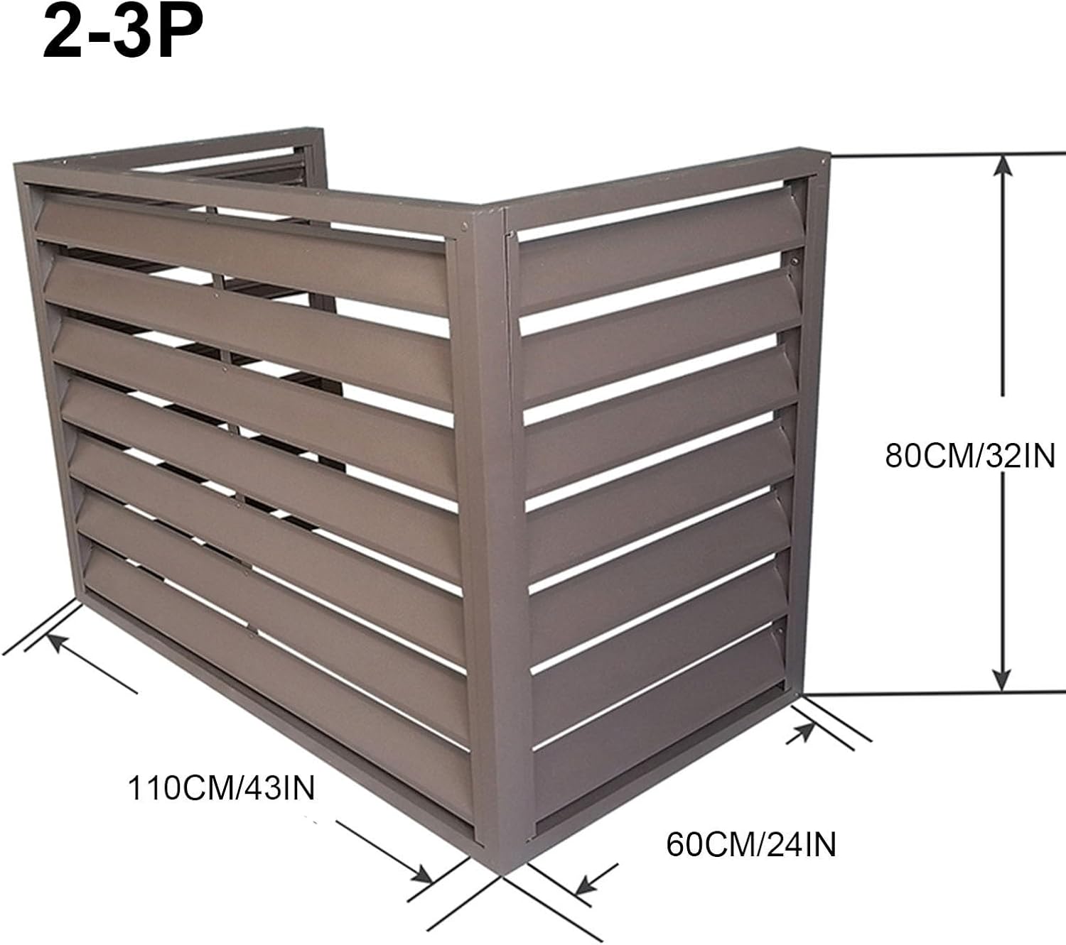  Housse De Protection Pour Climatiseurs D'extérieur – Imperméable Et Anti-poussière Pour Climatiseurs Mini Split – Matériau Extérieur Réduction Du Bruit Idéal Pour Toutes Les Conditions Météorologiques