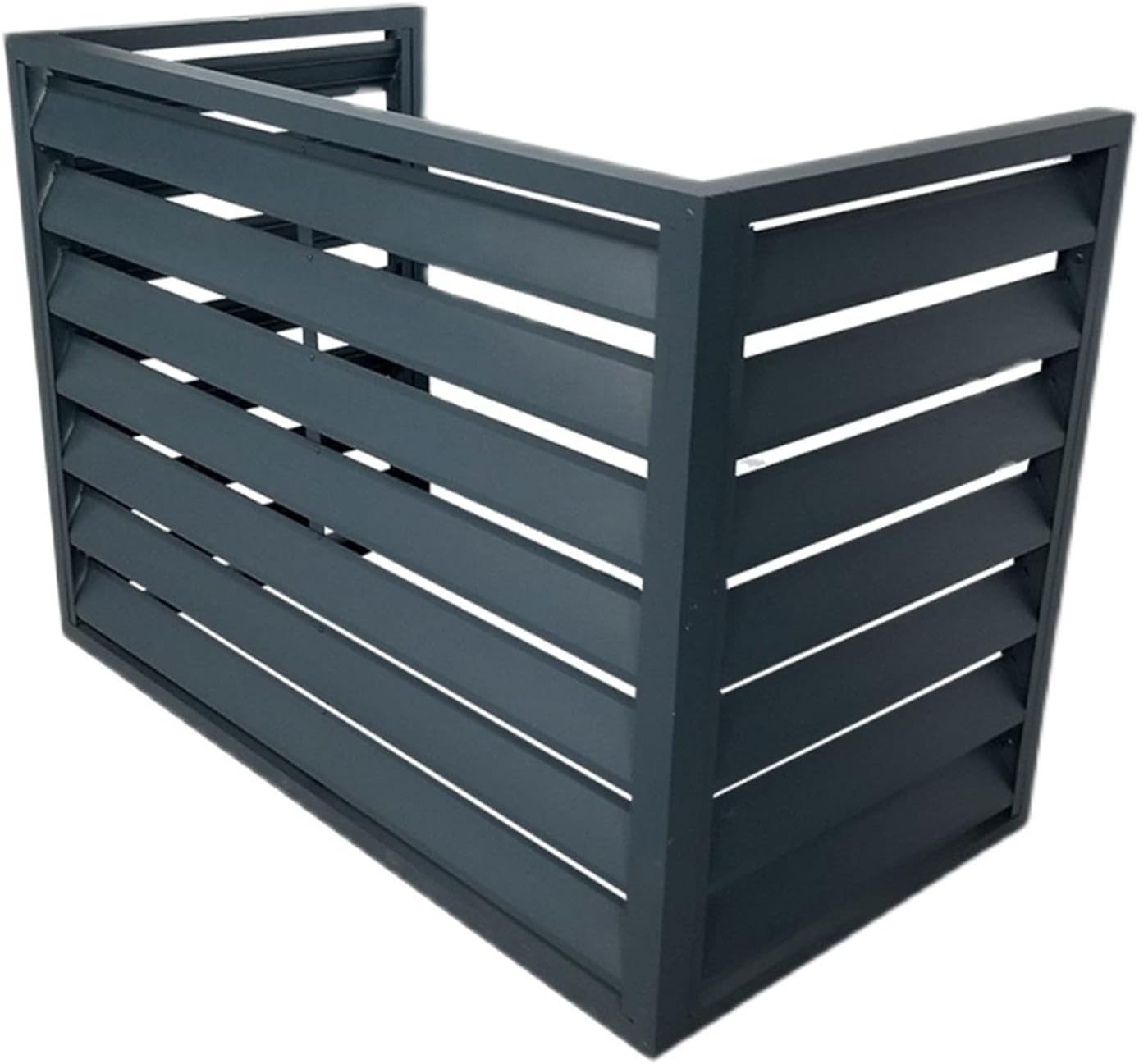 GENERIC Couvercle De Climatiseur Extérieur En Aluminium Pour Pompe à Chaleur - Clôture Pour Unités Extérieures - Protection Pour Unités De Climatisation - Résistante Aux Intempéries - Housse De CVC Extérieure