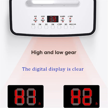 GENERIC Refroidisseur D'évaporation Portable Avec Télécommande - Unité De Refroidissement Et De Chauffage Mobile Efficace Pour L'intérieur Et L'extérieur