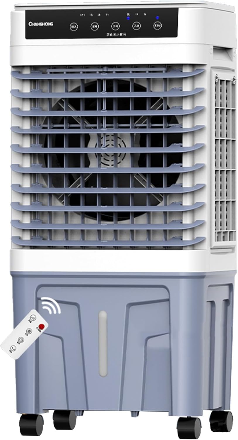  Climatiseur Mobile Sans Évacuation, Portable 3-en-1 Refroidisseur Par Évaporation Humidificateur Ventilateur, 3 Vitesses De Réglables, Pour Bureau À Domicile De Climatiseur Personnel (Size : Remote C