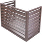  Housse De Climatiseur En Aluminium Toutes Saisons - Décoration Extérieure Pour Climatiseurs Et Poubelles - Protection Autonome Pour équipements Extérieurs