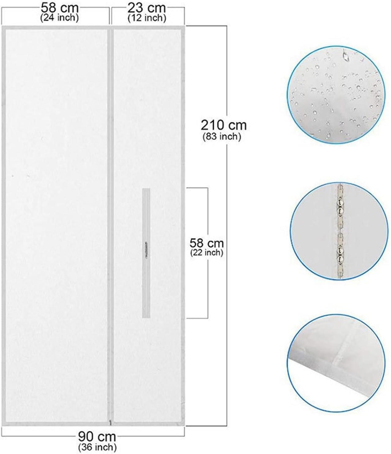  Kit De Fenêtre De Climatiseur Portable - Panneau De Ventilation De Porte Coulissante Universelle, Système De Support De Tuyau Réglable | Sceau Isolé Des Intempéries, Installation De Maison De Camping-