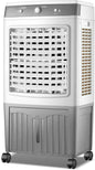  Climatiseur évaporatif Portable Avec Réservoir De 40 L, 2 Bacs à Glace, 3 Vitesses, Oscillation à 120°, Humidificateur Et Ventilateur Silencieux Pour L'intérieur Et L'extérieur.