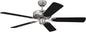  Westinghouse -78370 Ventilateur De Plafond D’intérieur En Acier Brossé De 132 Cm Cyclone