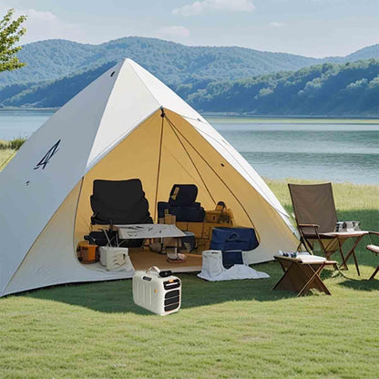  Climatiseur Mobile, Climatiseur De Camping Portable, Aucun Drainage Requis Et Télécommande, For Camping-car, Chambre, Bureau, Tentes Et Petites Pièces(Cooling)