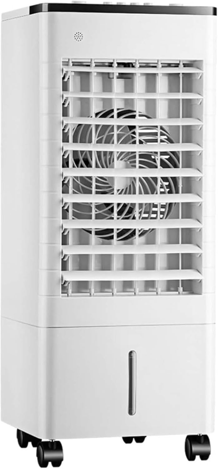 GENERIC Climatiseur Portable, Refroidisseur D'air 3 En 1 Avec Réservoir De 9 L, Minuterie 15 H, Télécommande, Ventilateur à 3 Vitesses Pour Chambre Et Bureau