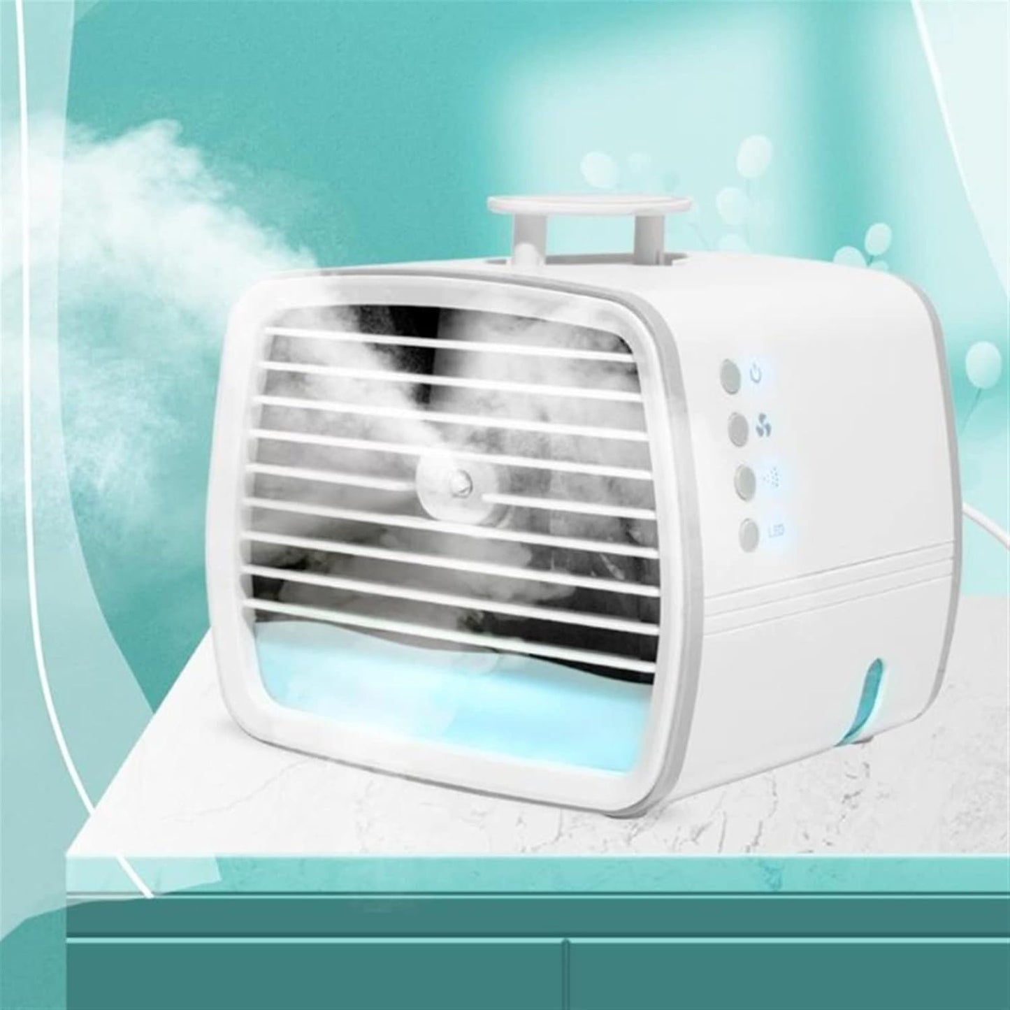  DieffematicKTY Climatiseur Mobile Air Conditioning Portable Air Conditioning Fan Mini Air Cooler