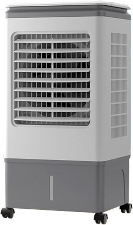 GENERIC Refroidisseur D'évaporation Portable 3 Vitesses 40L Réservoir Télécommande Calme Climatiseur Pour La Maison Garage Extérieur à Usage Intérieur Économie D'énergie