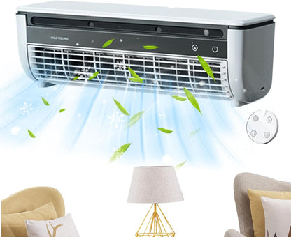  Ventilateur Rafraîchisseur D'Air Pour Pièce | Ventilateur Rafraîchisseur D'Air | Appareil De Ventilation Trois Vitesses Avec Chargeur Sans Fil Pour Maison Chambre Camping Car Salle De Bain