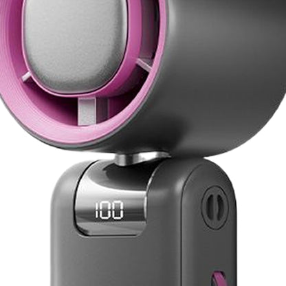 GENERIC Ventilateur Portable - 3 Vitesses Réglables - Dispositif De Circulation D'air Rechargeable Par USB - Fournitures De Voyage En Plein Air Pour Le Shopping, Le Camping