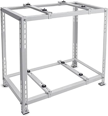  Support Double Niveau AC Pour Climatiseurs Mini Split Support De Sol Robuste Pour Unités Extérieures Base Absorbant Les Chocs Pour Pompes à Chaleur Et Systèmes De Climatisation