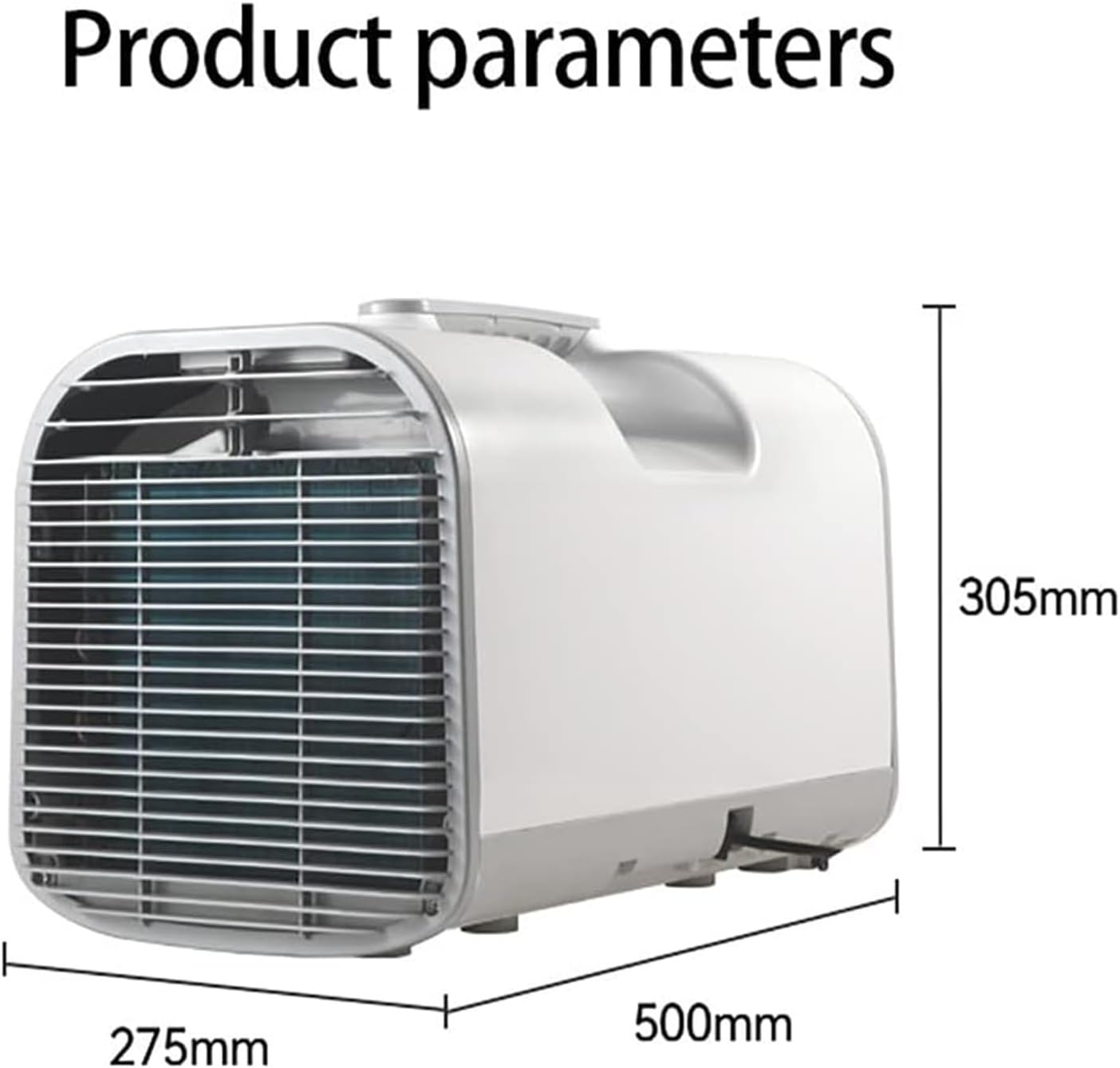  Climatiseur Extérieur, Climatiseur De Camping 400W, Télécommande Intelligente Et Contrôle De Panneau, Climatiseur Mobile De Drainage Gratuit Pour Camion, Camping-car, Tente, Voyage/camping-car
